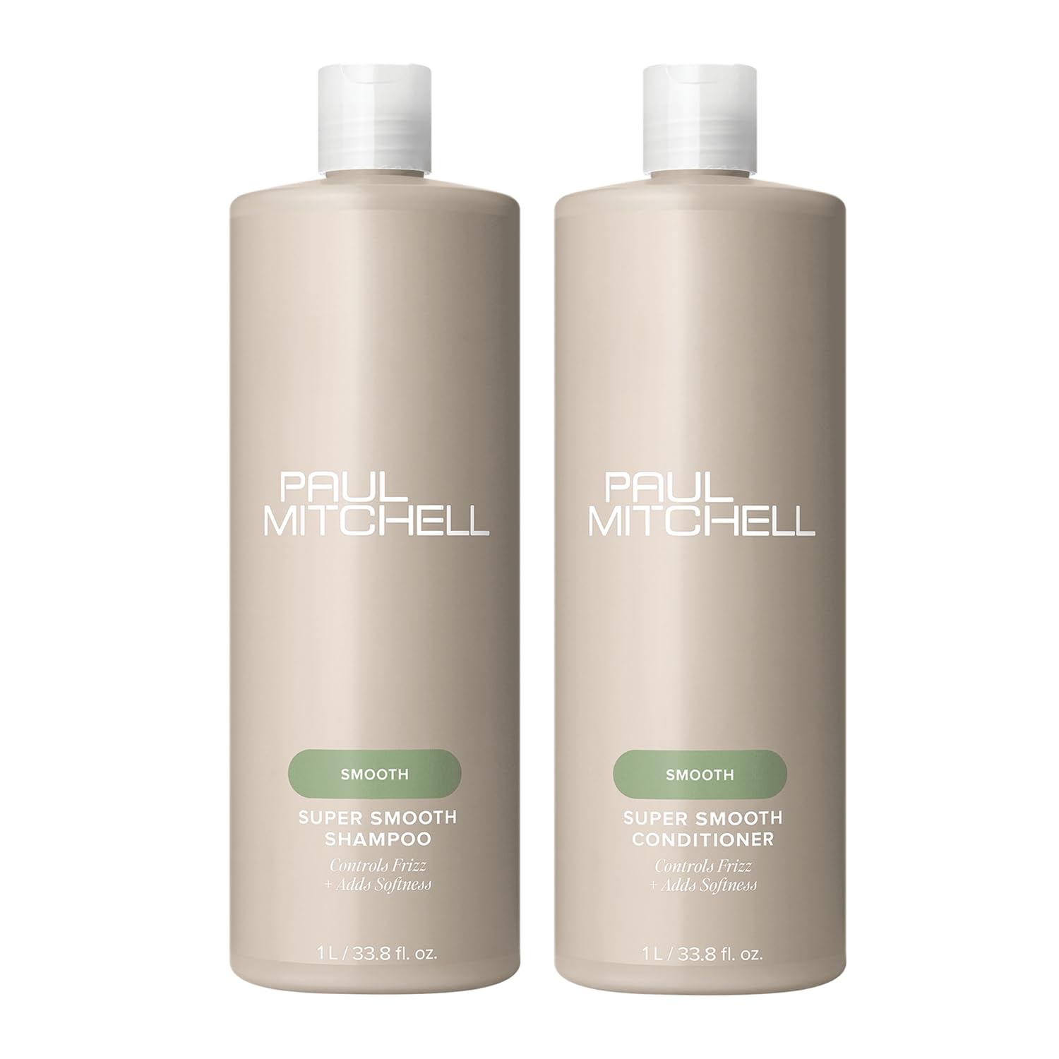 Paul Mitchell Super Skinny shampoo and conditioner duo for smooth, lightweight hair care and styling.