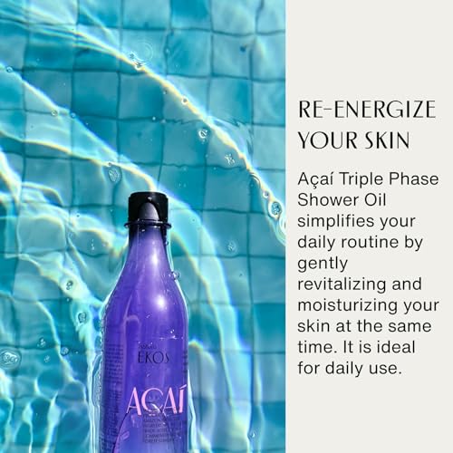 natura - Ekos Açaí Triple Phase Shower Oil - Revitalizing - Product Imagery