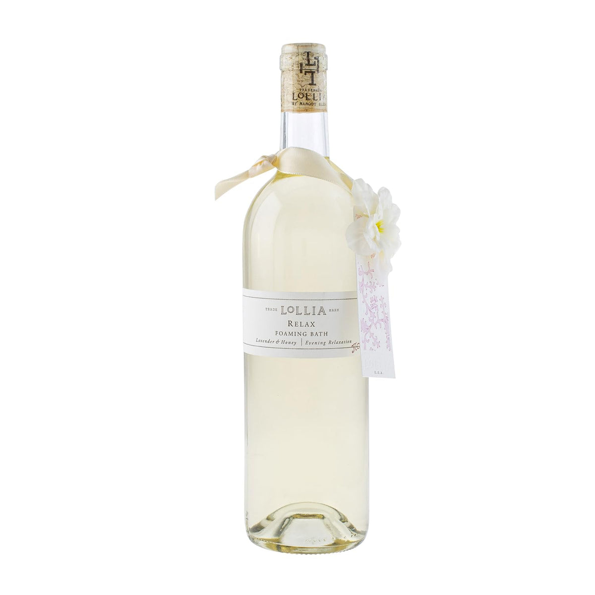 LOLLIA Relax Lavender Bubble Bath, 25 fl oz / 739.2 ml – product photo (Bubble Bath)