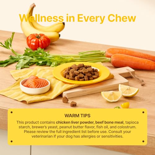 PENPEN Dog Allergy Chews - Anti-Itch & Itchy Skin Support for - Product Imagery