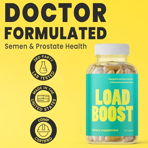 Load Boost® Semen Volume Booster for Men - Daily Men's Semen - Product Imagery