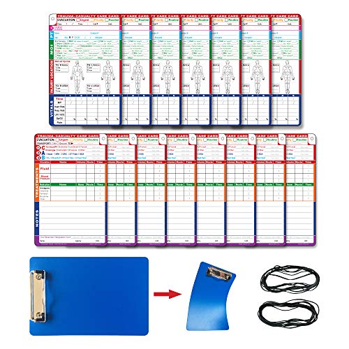 Trauma Casualty Care Card (TCCC) Package: (15 Pack) - Product Imagery