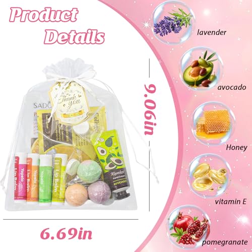 128 PCS Spa Party Supplies for Women, Spa Kit Include Lip - Product Imagery