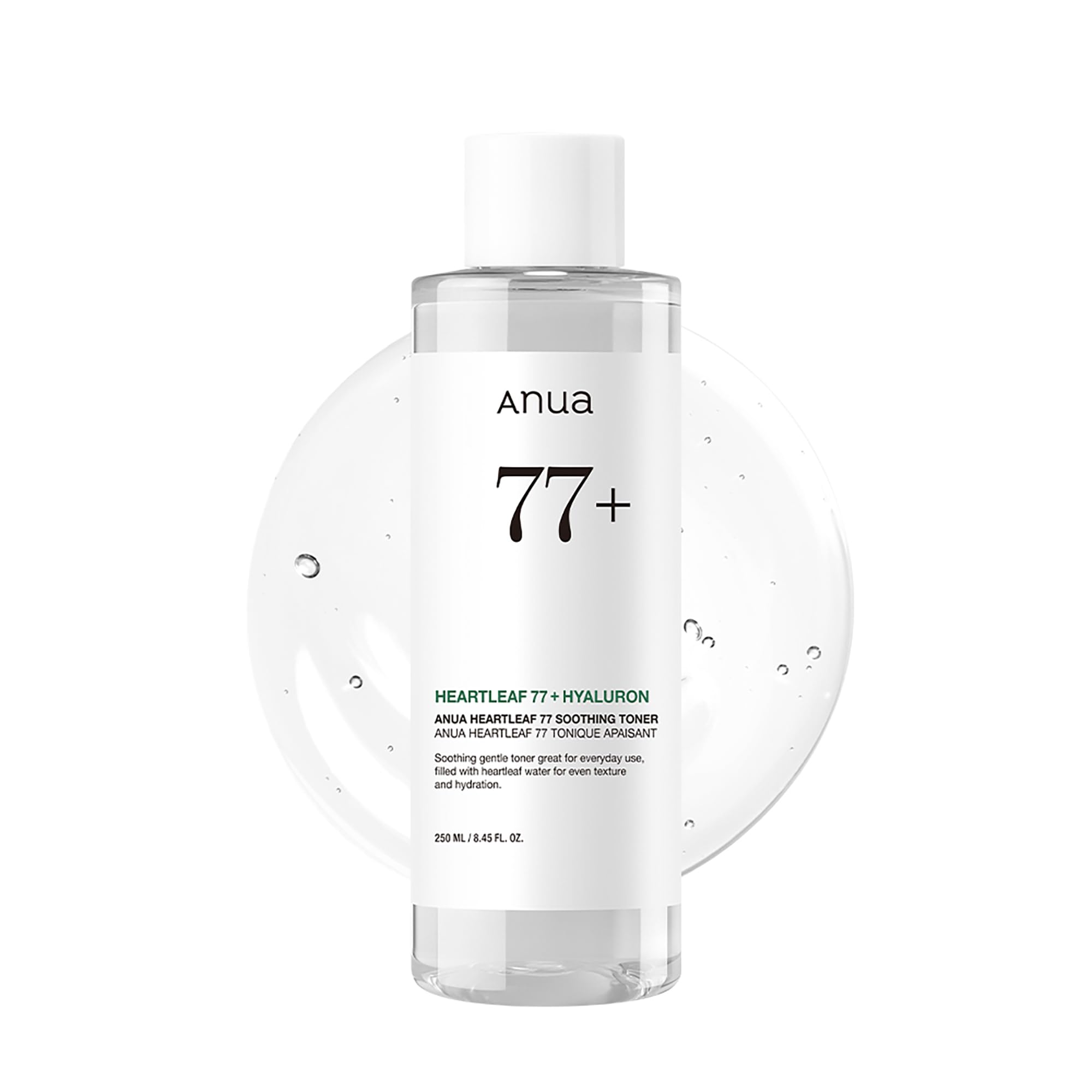 Anua Heartleaf 77 Soothing Toner, 8.45 fl.oz - Product Imagery