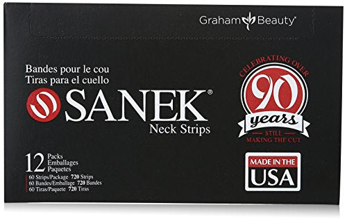 Sanek Display Neck Strips, 60 Count, Pack of 12 - Product Imagery