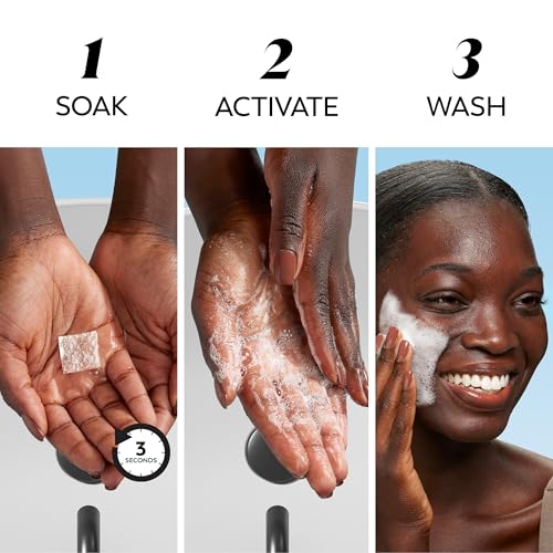 Olay Face Wash, Hyaluronic Acid Cleansing Melts, Fragrance-Free, - Product Imagery