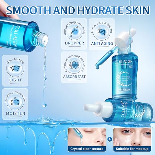 Collagen Skincare Set for Women – 7Pcs Face Care Kit with - Product Imagery