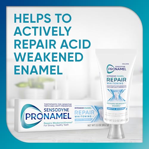 Sensodyne Pronamel Intensive Enamel Repair Whitening Toothpaste, - Product Imagery