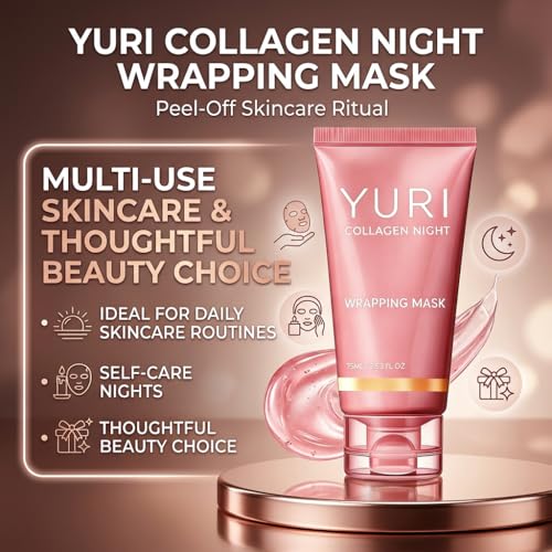 Yuri Collagen Mask, Overnight Peel Off Face Mask 1 Pcs - Product Imagery