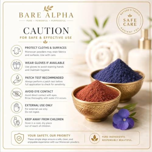 Moroccan Bliss Nila Powder and Red Tebrima Aker Fassi Powder Set - Product Imagery