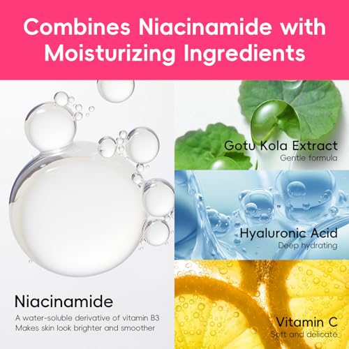 QUIYUM Watermelon & Niacinamide Skincare Set for Women Teens - Product Imagery