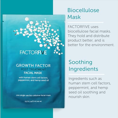 FACTORFIVE Growth Factor Facial Mask – Stem Cell Growth Factors - Product Imagery