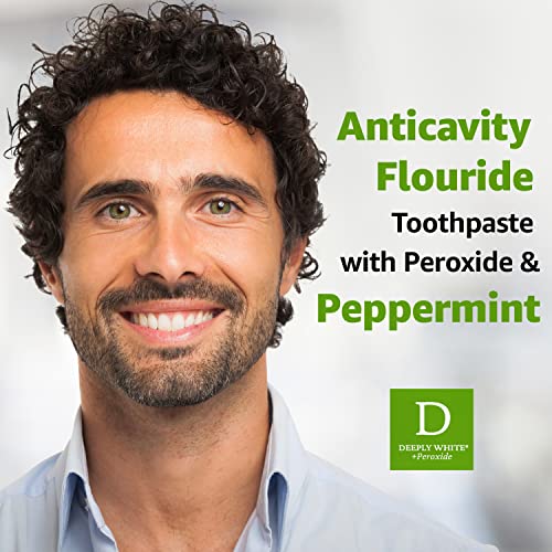 Rembrandt Deeply White + Peroxide Whitening Toothpaste, - Product Imagery