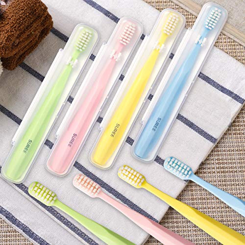 SUREE Extra Soft Toothbrush for Sensitive Teeth, Upgraded 10000 - Product Imagery