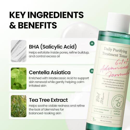AXIS-Y Daily Purifying Treatment Toner with Salicylic Acid & - Product Imagery