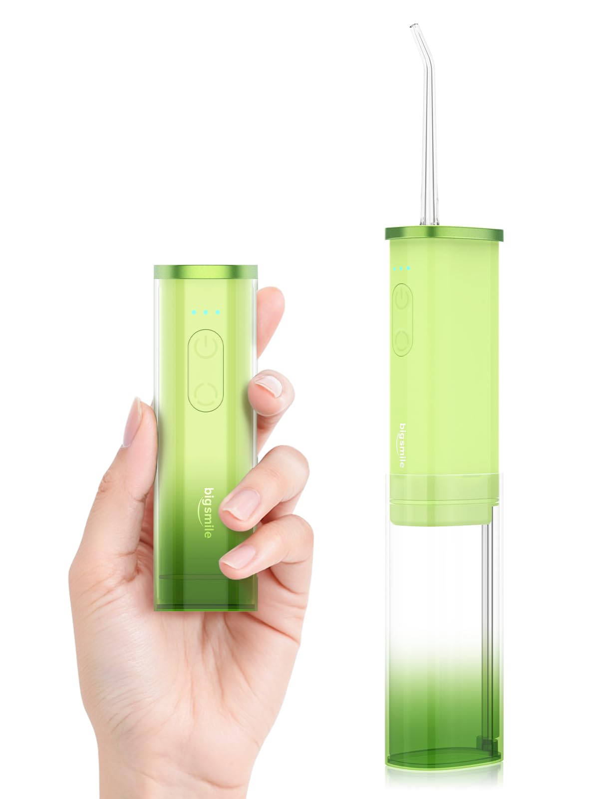 Mini Compact Water Flosser Portable Cordless Dental Pick - bigsmile Official Imagery - 1