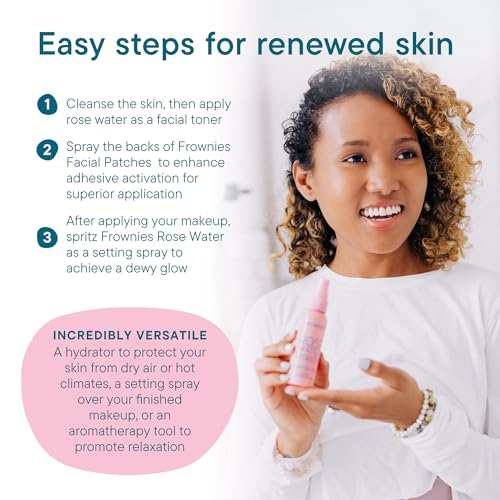 Frownies Rose Water Hydrator Spray, 2 oz - Product Imagery