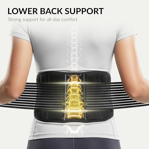 BraceUP Back Support Belt for Men and Women - Breathable Waist - Product Imagery