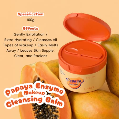 LAIKOU Fruit Skin Care, Skin Care Set with Papaya Makeup - Product Imagery