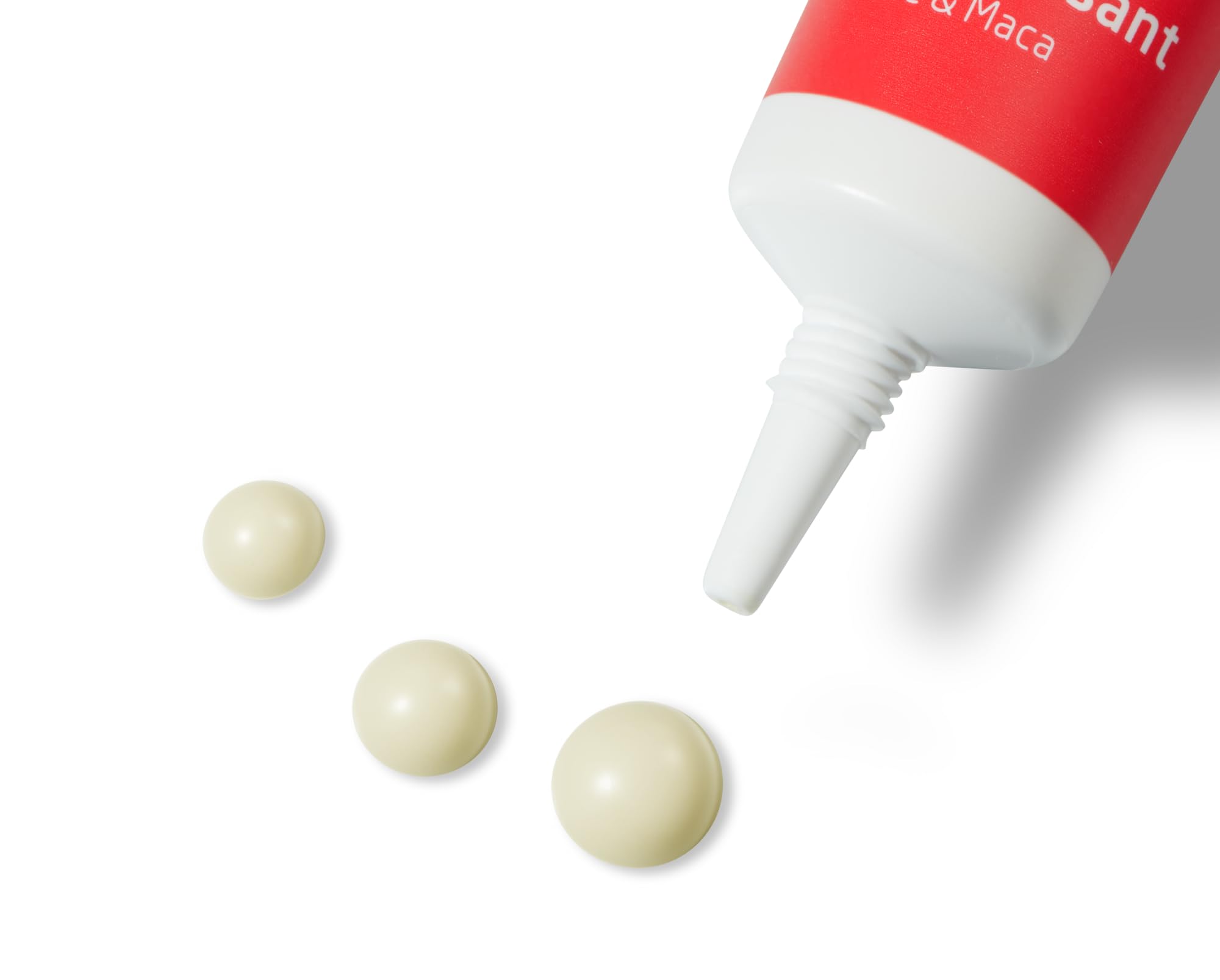 Weleda Plumping Eye & Lip Cream with maca peptides and pomegranate, moisturizing skin around eyes and lips.