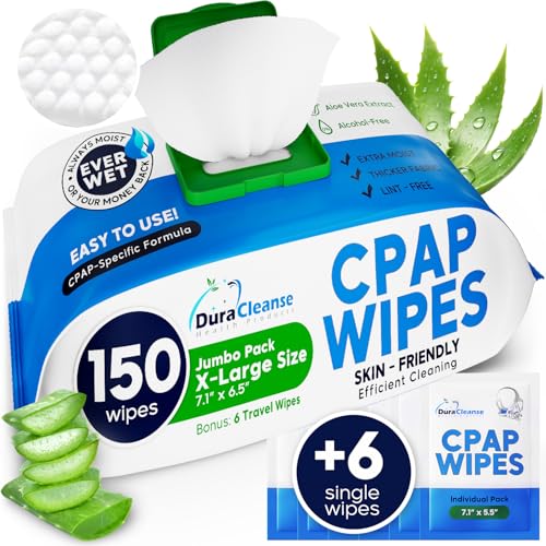 XL CPAP Mask Wipes - Unscented Cleaner Full Face & Nasal Masks - - Product Imagery