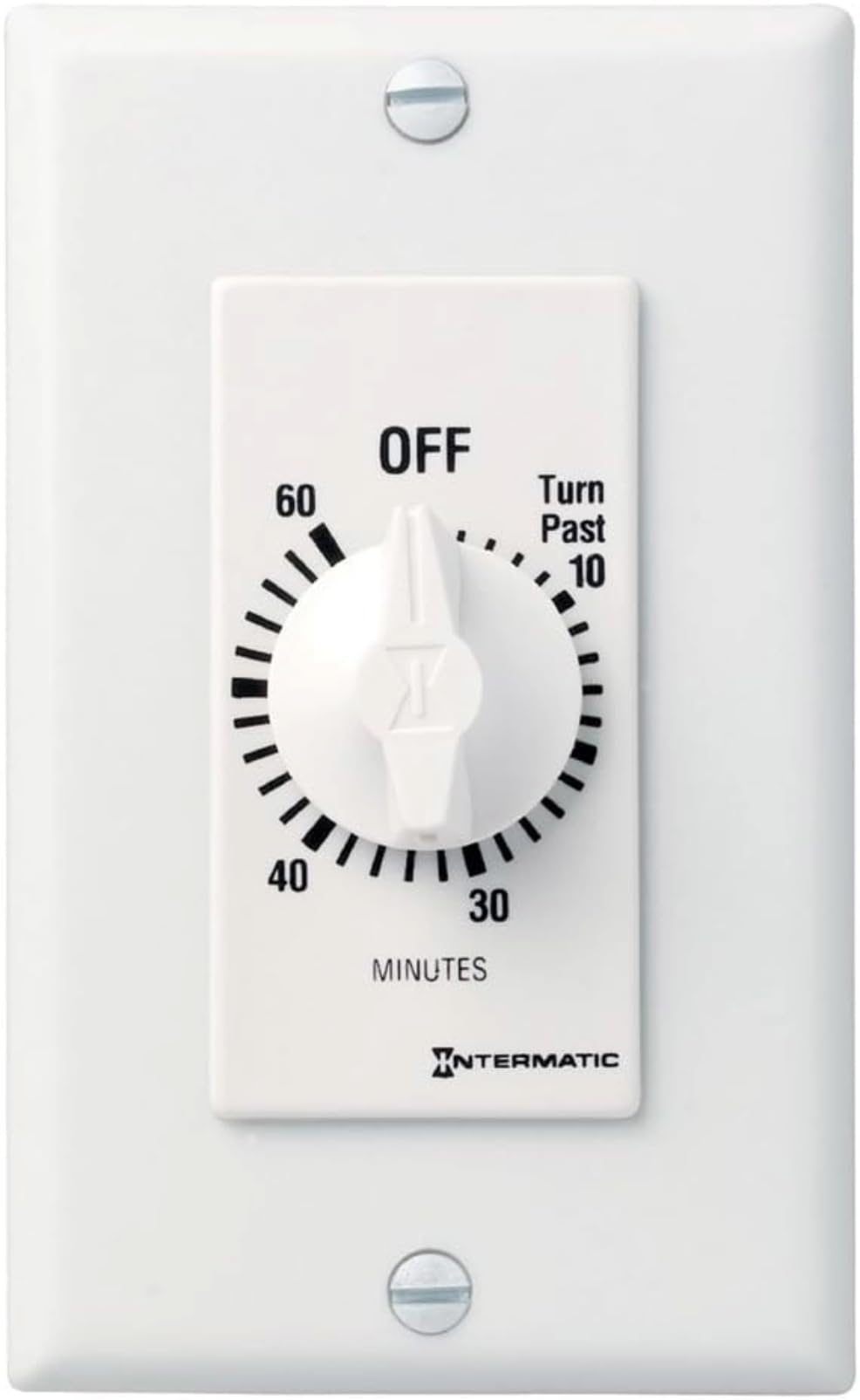 Intermatic SW60MWK 60-Minute Spring-Wound Timer, White – product photo (Timer Switches)