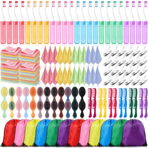 Meanplan 24 Set/144 Pcs Operation Christmas Bulk Items Hygiene Kit Charity Items – Multicolor