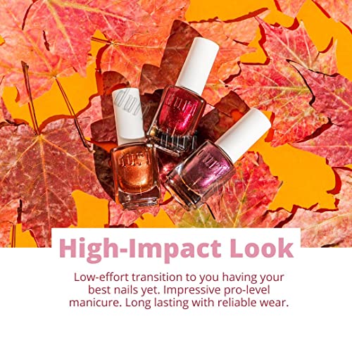 duri Nail Polish – Warm Color Collection, Glossy Finish, Fast - Product Imagery