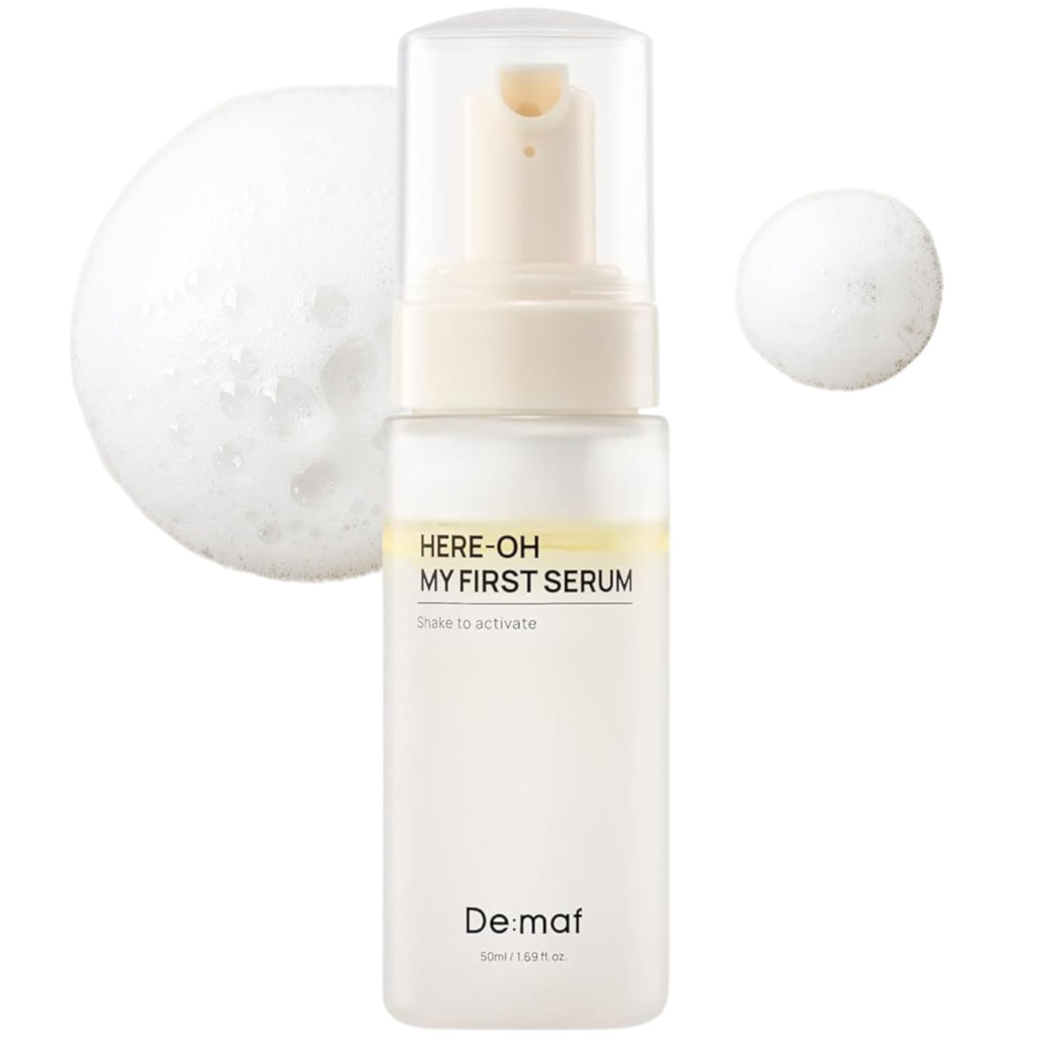 De:maf Here-Oh My First Hydrating Serum, Hyaluronic Acid, 1.69 - Product Imagery