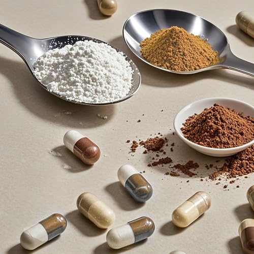 Size 000 Empty Gelatin Capsules with 2 Micro Spoons - 100 Count - Product Imagery
