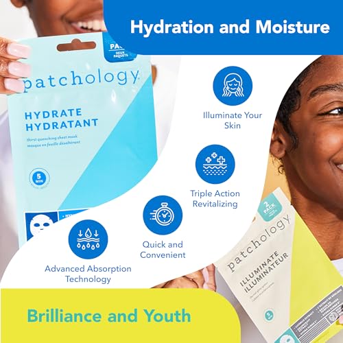 Patchology Hydrating Face Masks - Perfect Weekend Travel - Product Imagery