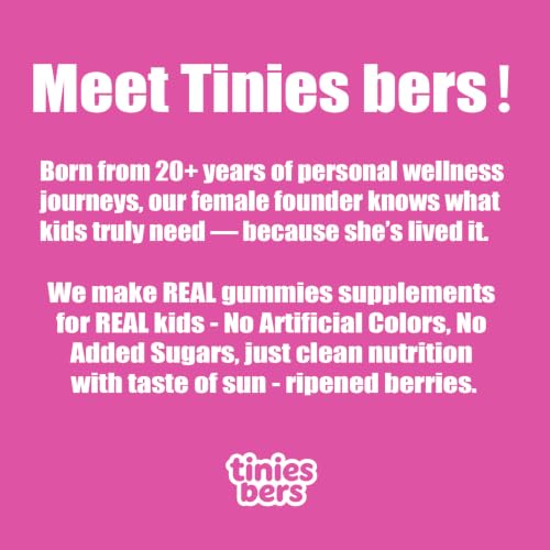 Tinies bers Coq10 Gummies for Kids, 100mg Ubiquinone with - Product Imagery