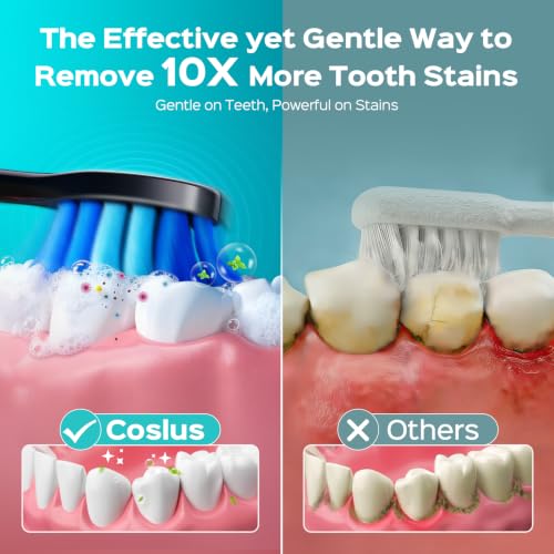 COSLUS C30 Electric Toothbrush for Adults, Effective Yet Gentle - Product Imagery