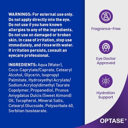 Optase LIFE Sensitive Eye Daily Renewal Cream - Hydrating Eye - Product Imagery