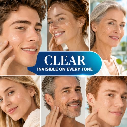 Sunscreen - Clear & Invisible Face, Compatible with Supergoop - Product Imagery