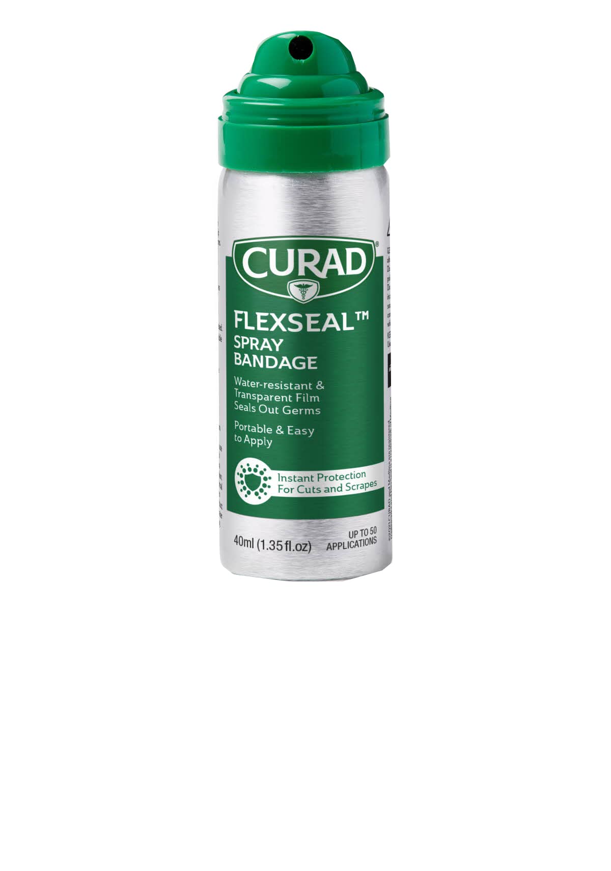 CURAD Flex Seal Spray Bandage, Water Resistant, Transparent, - Product Imagery