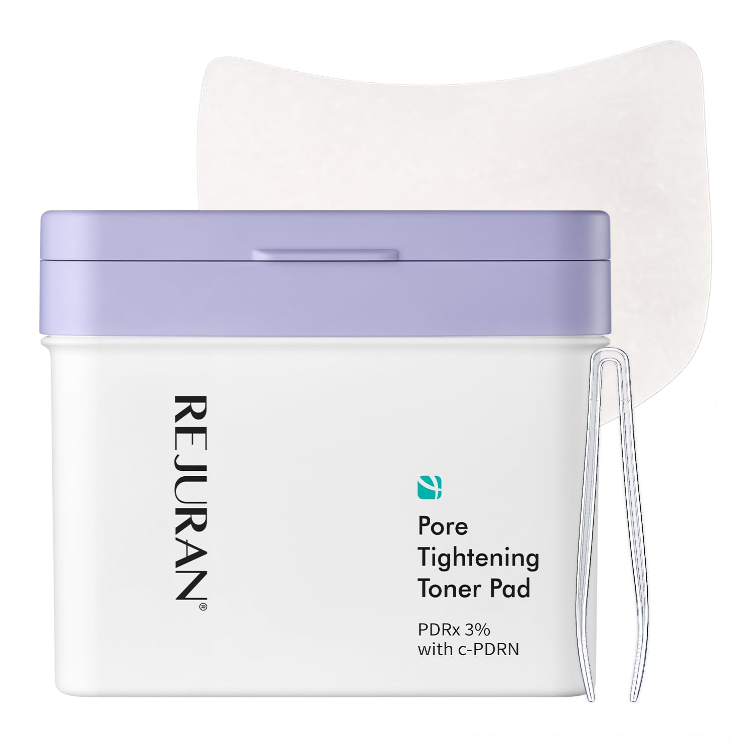REJURAN Pore Tightening Toner Pads, PDRx 3% & c-PDRN®, 60 Pads, - Product Imagery