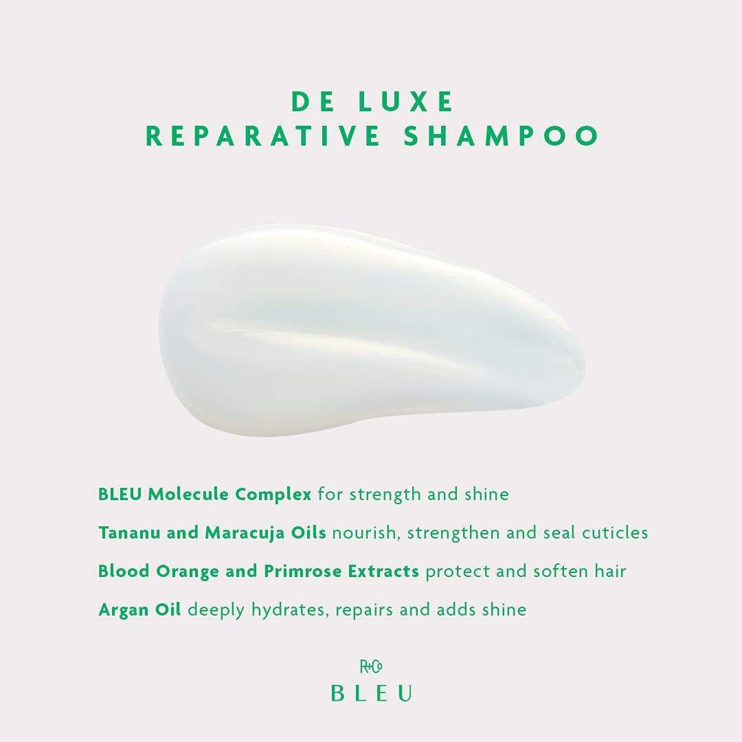R+Co BLEU DE LUXE Reparative Shampoo, 8.5 Oz