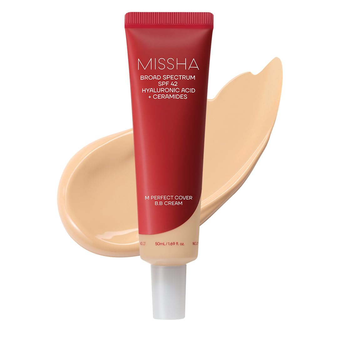 MISSHA M Perfect Cover BB Cream No.27 Honey Beige SPF 42 PA+++ - Product Imagery