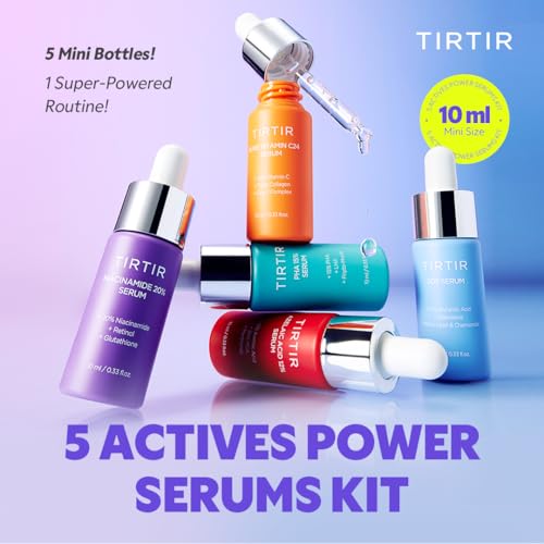 TIRTIR 5 Actives Power Serums Kit – Korean Skin Care Set with - Product Imagery
