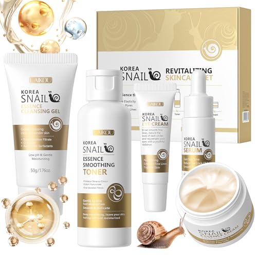 Skin Care Set, Face Snail Revitalizing Skin Care Sets & Kits, - Product Imagery