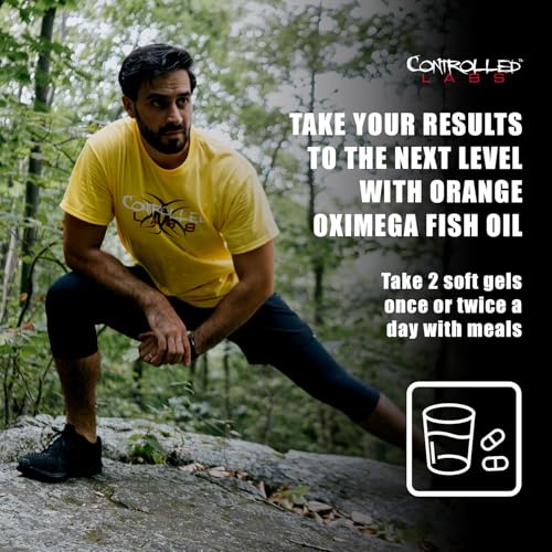 Controlled Labs Orange Oximega Fish Oil Supplement, EPA & DHA, - Product Imagery