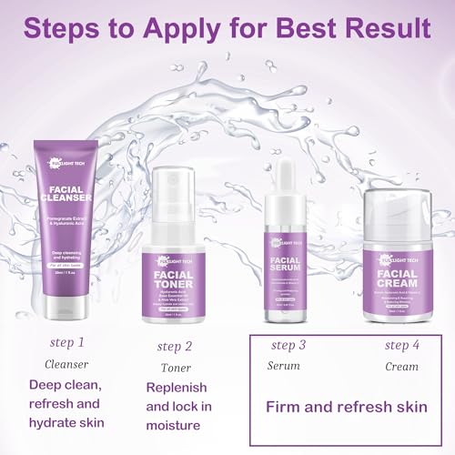 Skin Care Set, 4-Step Retinol Starter Set, Gentle Hydrating - Product Imagery