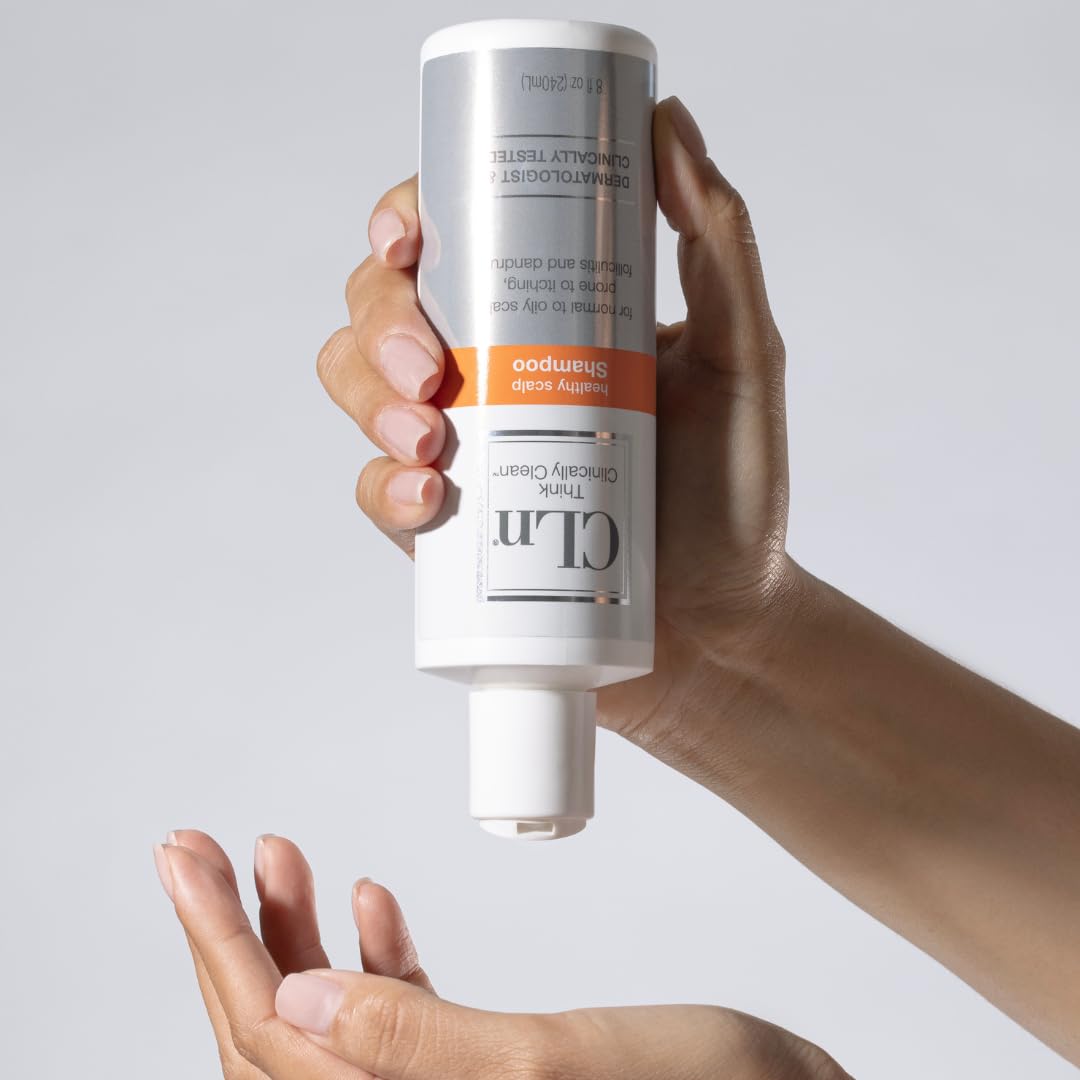 CLn® Shampoo - Clarifying Formula with Salicylic Acid, For Normal to Oily Scalp Prone to Folliculitis, Dandruff, Itchy &