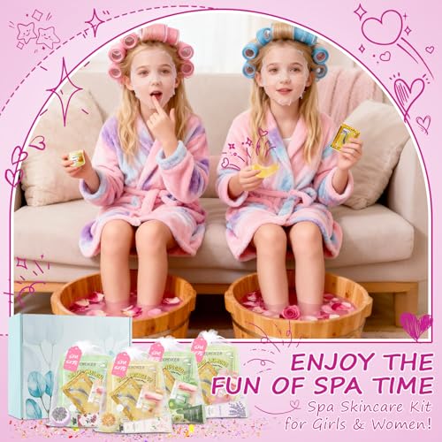28Pcs spa birthday party supplies,4 Set Spa Party Favors kit - Product Imagery