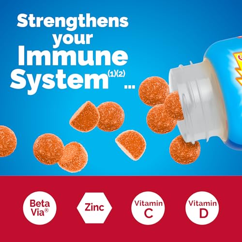 Emergen-C Vitamin C 750mg Immune Support Gummies, Orange, 45 - Product Imagery