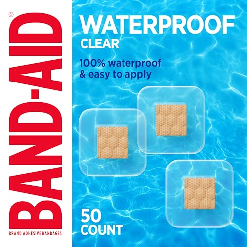 BAND-AID Brand Clear Waterproof Spot Adhesive Bandages, All One - Product Imagery