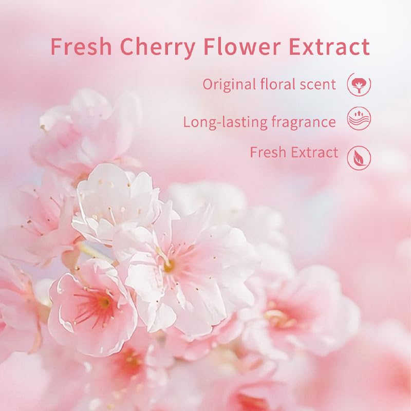 Skin Care Set Cherry Blossom Radiant Hydrating 5 Piece Set Women - Product Imagery