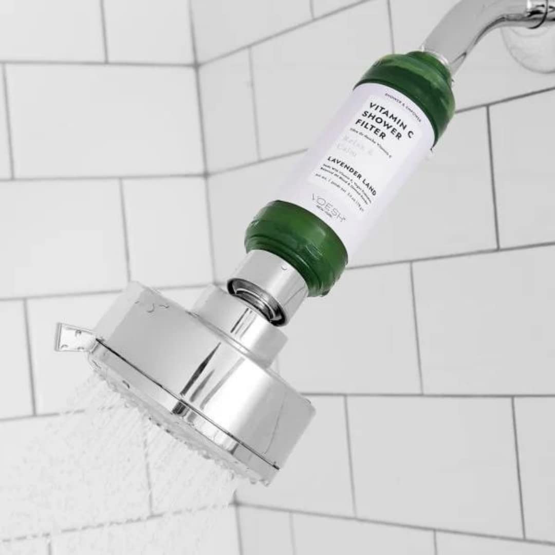 VOESH Shower Empower Duo Vitamin C Shower Filter Exfoliating - Premium Selection Official Imagery - 4