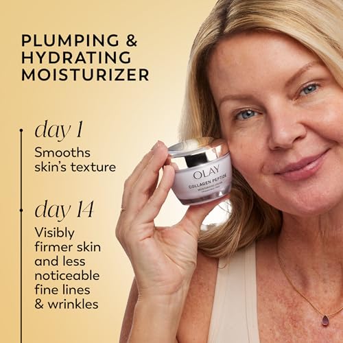 Olay Collagen Peptide Face Moisturizer, Firming Cream for Women, - Product Imagery
